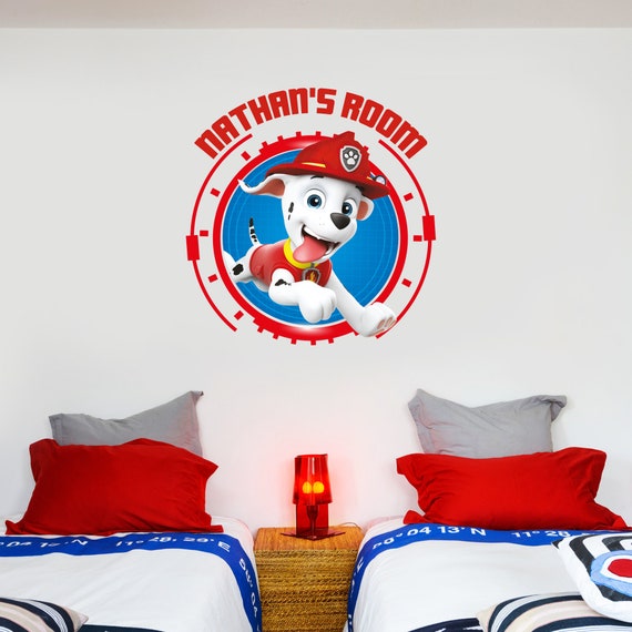 Paw patrol wall decals deals
