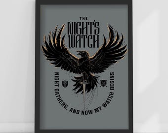 Game of Thrones™ Print – Night Gathers Poster Wall Art