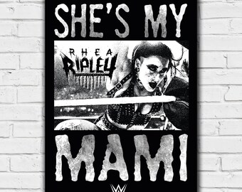 WWE プリント - リア・リプリー Shes My Mami ポスター レスリング