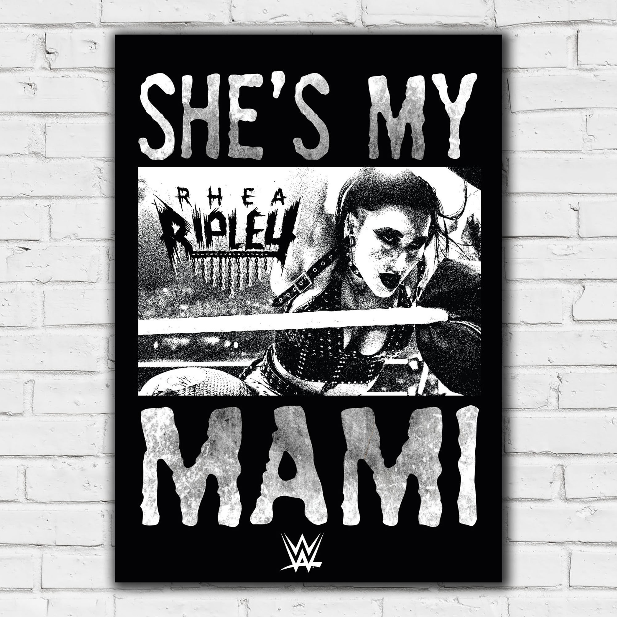 WWE Print - Rhea Ripley Shes My Mami Poster Wrestling Wall Art - Etsy