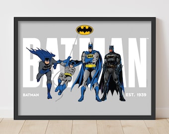 Batman™ Print – Gruppe EST. 1939 Poster DC Superheld Kunst