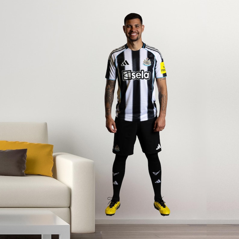 Newcastle United Wall Sticker - Bruno G 25/26 Player Wall Decal Football Art image 1