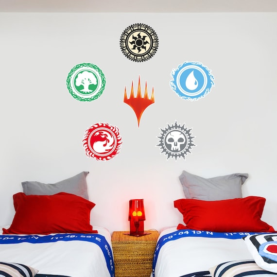 マジック:ザ・ギャザリング マナシンボル ウォールステッカーセット