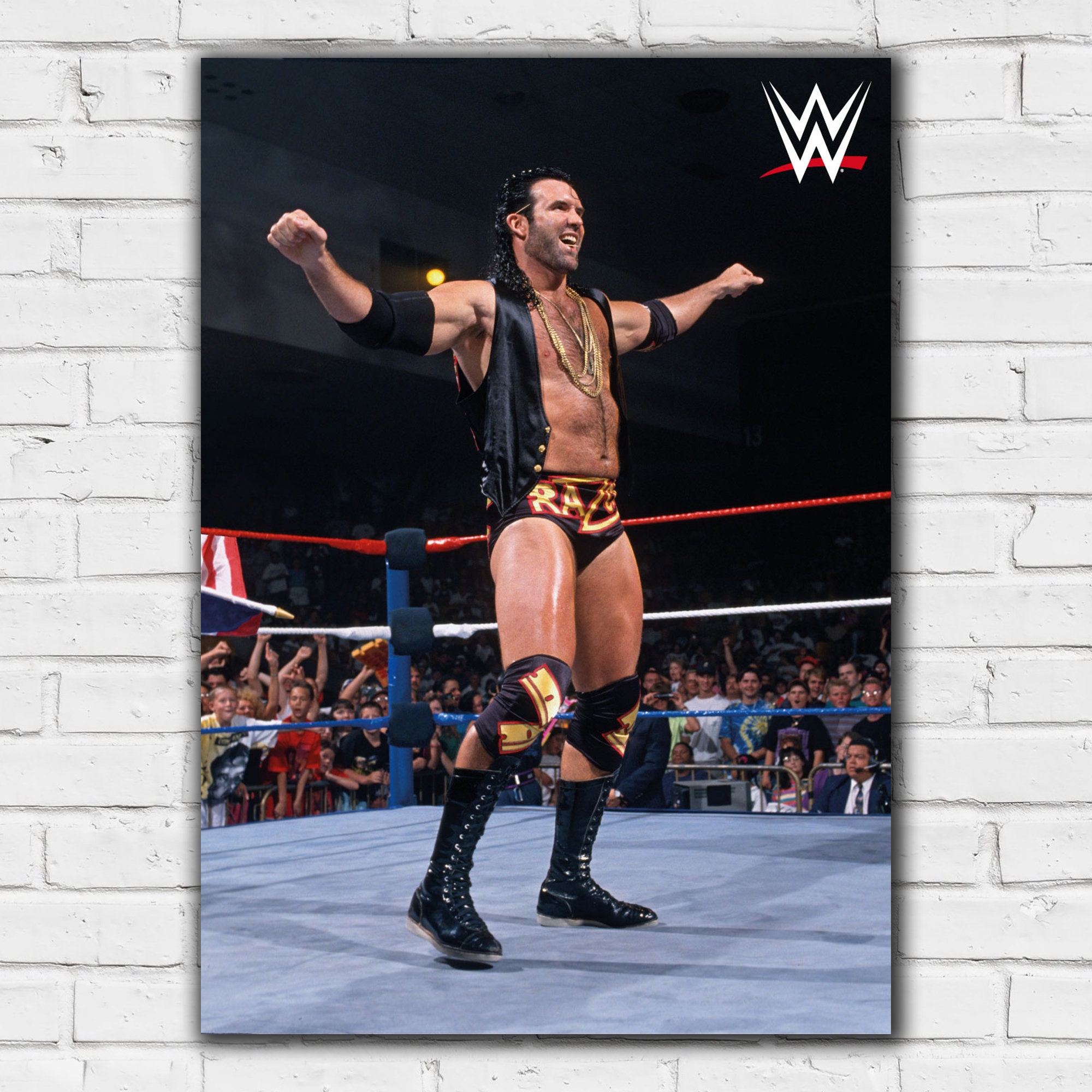 WWE Print Razor Ramon in Ring Poster Wrestling Wall Art -  Portugal