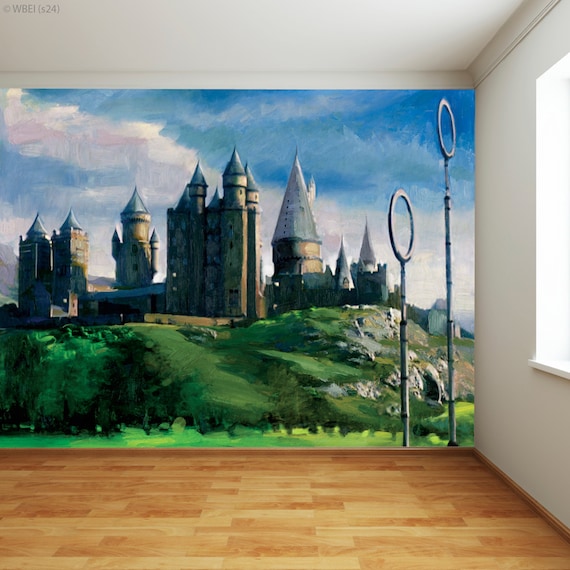 Harry Potter Hogwarts Crest Wall Sticker Decal - 120cm X 100cm Licensed Wall Art