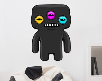 Fuggler Wall Sticker - Annoyed Alien Black Decal Wall Art