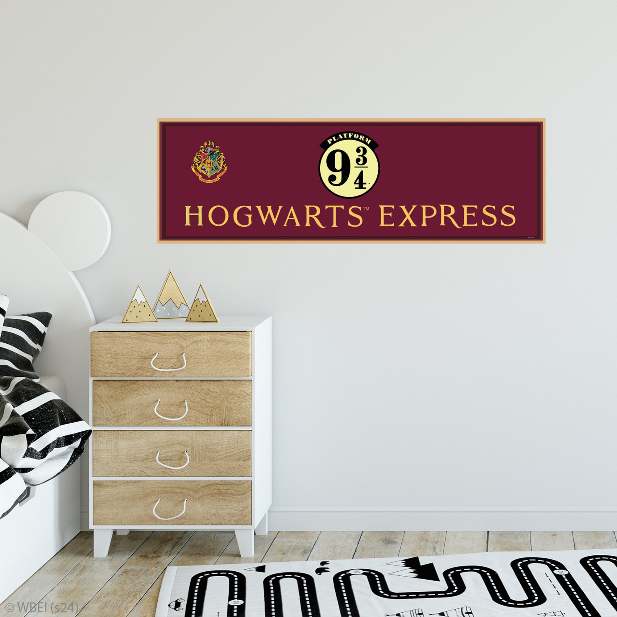 HARRY POTTER Wall Sticker – Platform 9 3/4 Rectangle Sign Wall