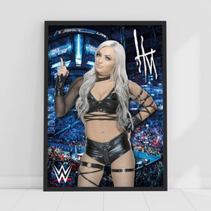 WWE Print - Liv Morgan Menge Poster Wrestling Wall Art
