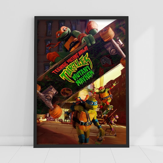 Teenage Mutant Ninja Turtles Print - Mikey Skateboard Mutant
