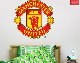 Manchester United Football Club - Crest + Bonus Wall Sticker Set