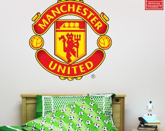 Manchester United Football Club - Crest + Bonus Wall Sticker Set