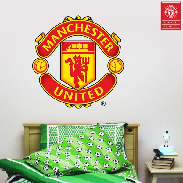 Manchester United Football Club - Crest + Bonus Wall Sticker Set