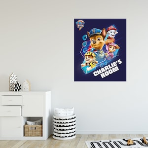 Paw Patrol Film Action Hero rettet Personalisierte Wandaufkleber