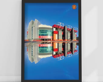 Manchester United FC Print - Old Trafford Reflection Poster