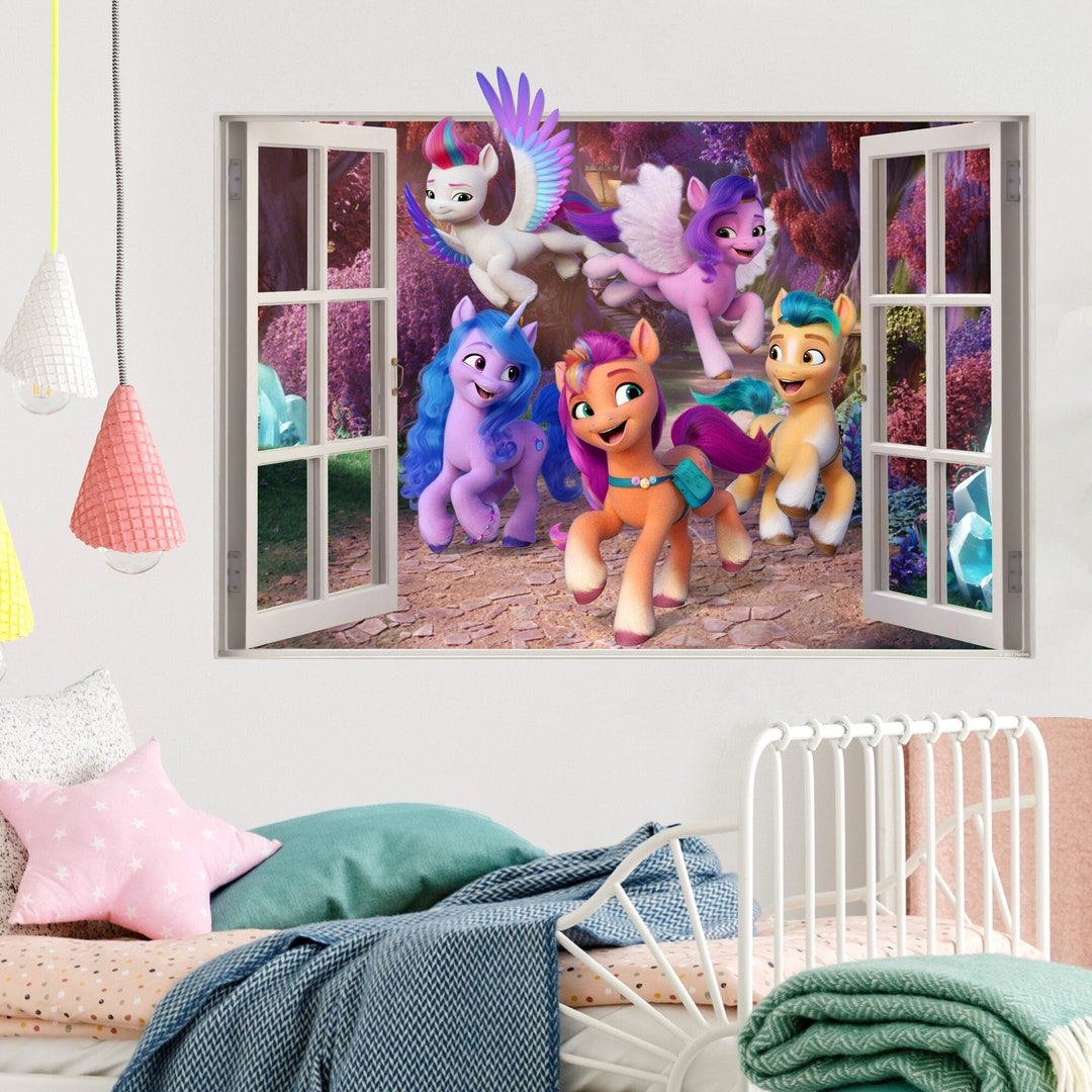 My Little Pony Wall Sticker A New Generation Group Window Wall Decal