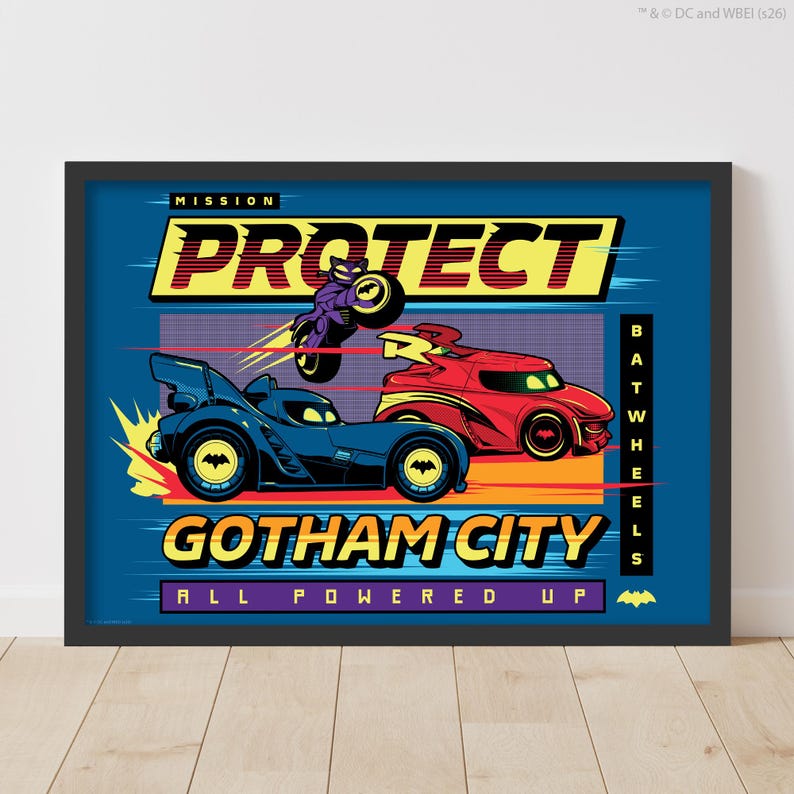 Batwheels™ Print - All Powered up Poster Wall Art Print - Etsy