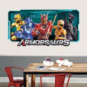 Armorsaurs Wall Sticker – Team A.R.M Decal Wall Art