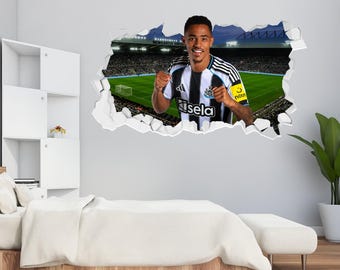 Newcastle United Football Club - Jacob Ramsey 25/26 gebroken muursticker