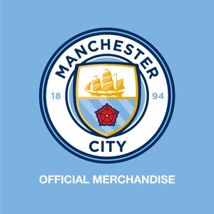 Manchester City Football Club - Crest & CITY Wall Sticker image 5