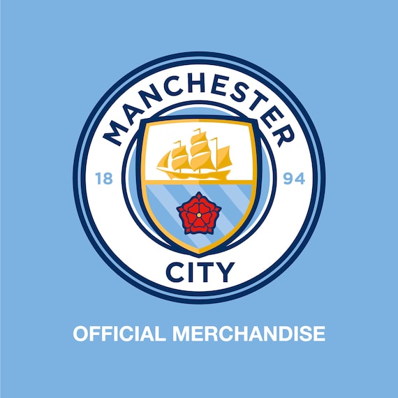 Pin's Manchester City FC – Écusson Métal émail – 20x20 Mm – Fermeture Clip – Officiel Sous Licence – Pour Sac, Chemise, Foulard