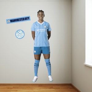 Official Manchester City Wall Sticker - Bunny Shaw 23/24 Player Wall Decal