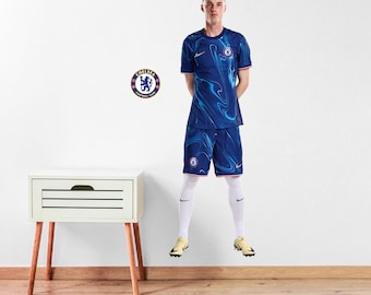 Chelsea Wall Sticker - Palmer 24/25 Player Wall Decal + CFC Football Decals