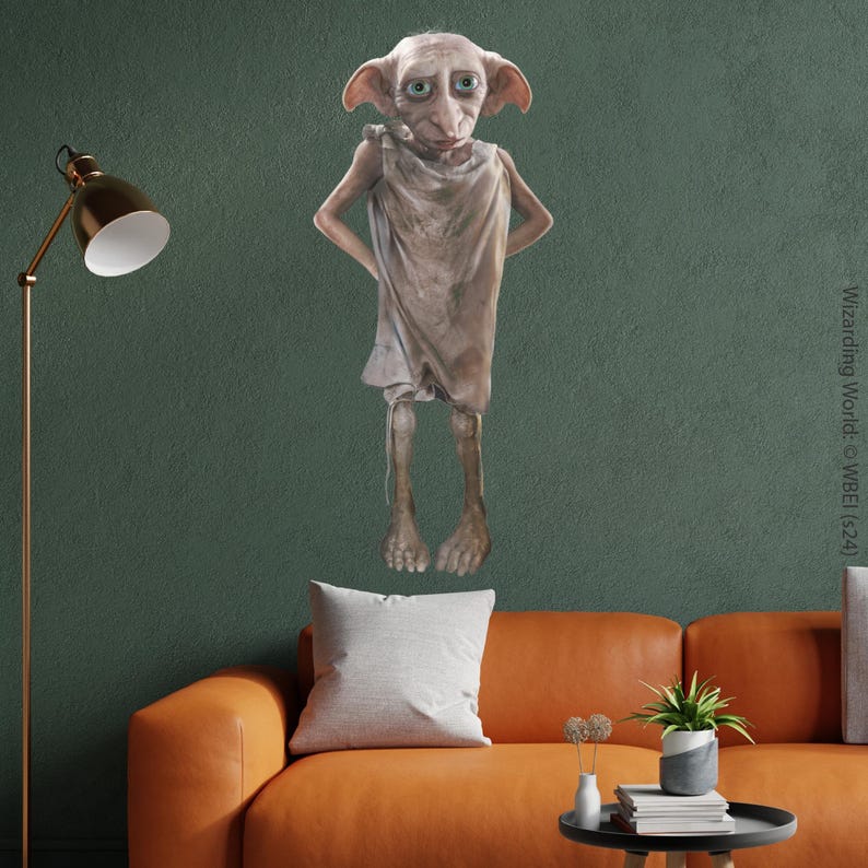 HARRY POTTER Wall Sticker – Dobby Cut Out Wall Decal Wizarding World ...