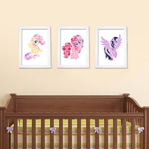 My Little Pony Prints - Sparkly Ponies Set of 3 Prints