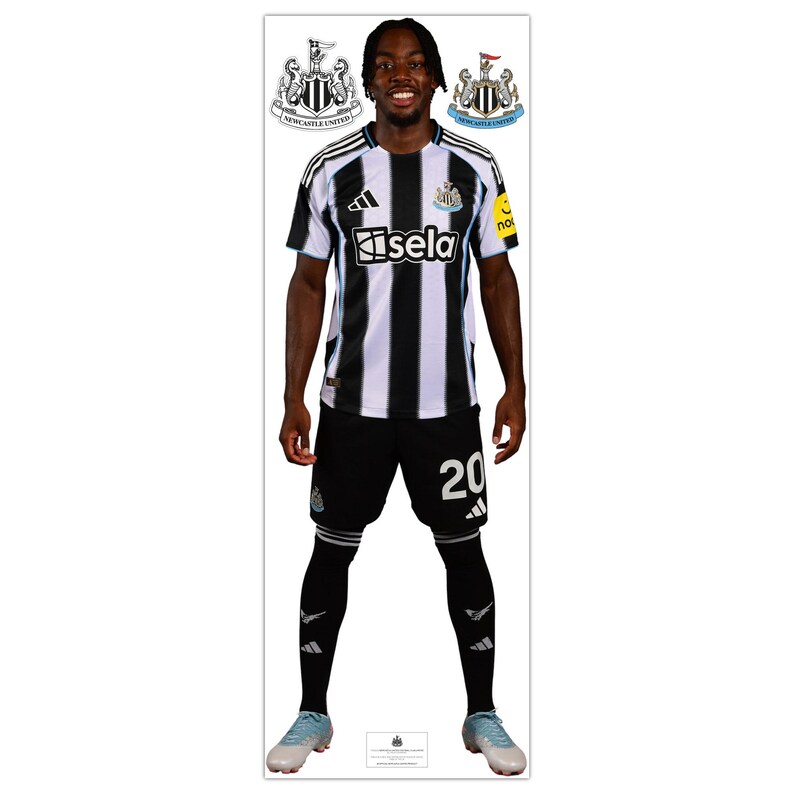 Newcastle United Wall Sticker - Elanga 25/26 Player Wall Decal Football Art image 2
