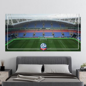 Bolton Wanderers Football Club Stadium Day Time Official Sticker