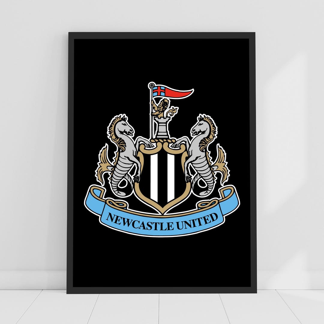 Newcastle Birthday Card - Football Design - No. 1 Fan - Special Finishes and Illustrated Insert Leaf - Made in the UK