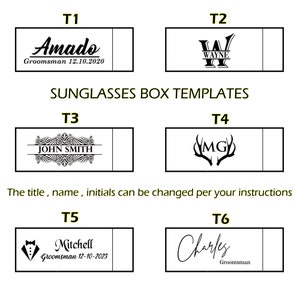 Étui de lunettes de soleil en bois personnalisé, boîte de lunettes de soleil à cylindre en bois, étui à lunettes gravées, boîte en bois image 3