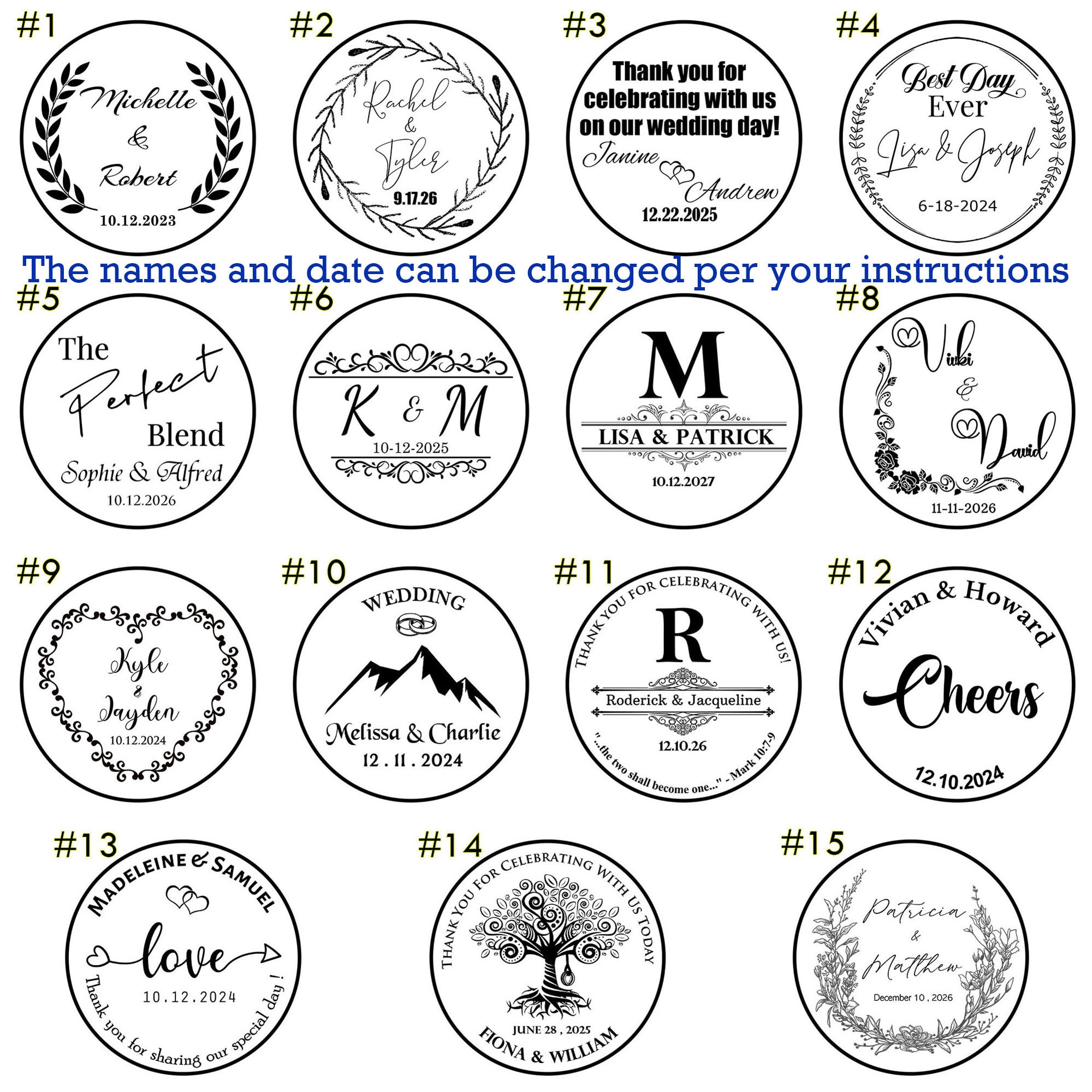 Bulk Personalized Party Coasters, Xmas Party Favors, Birthday Coasters ...