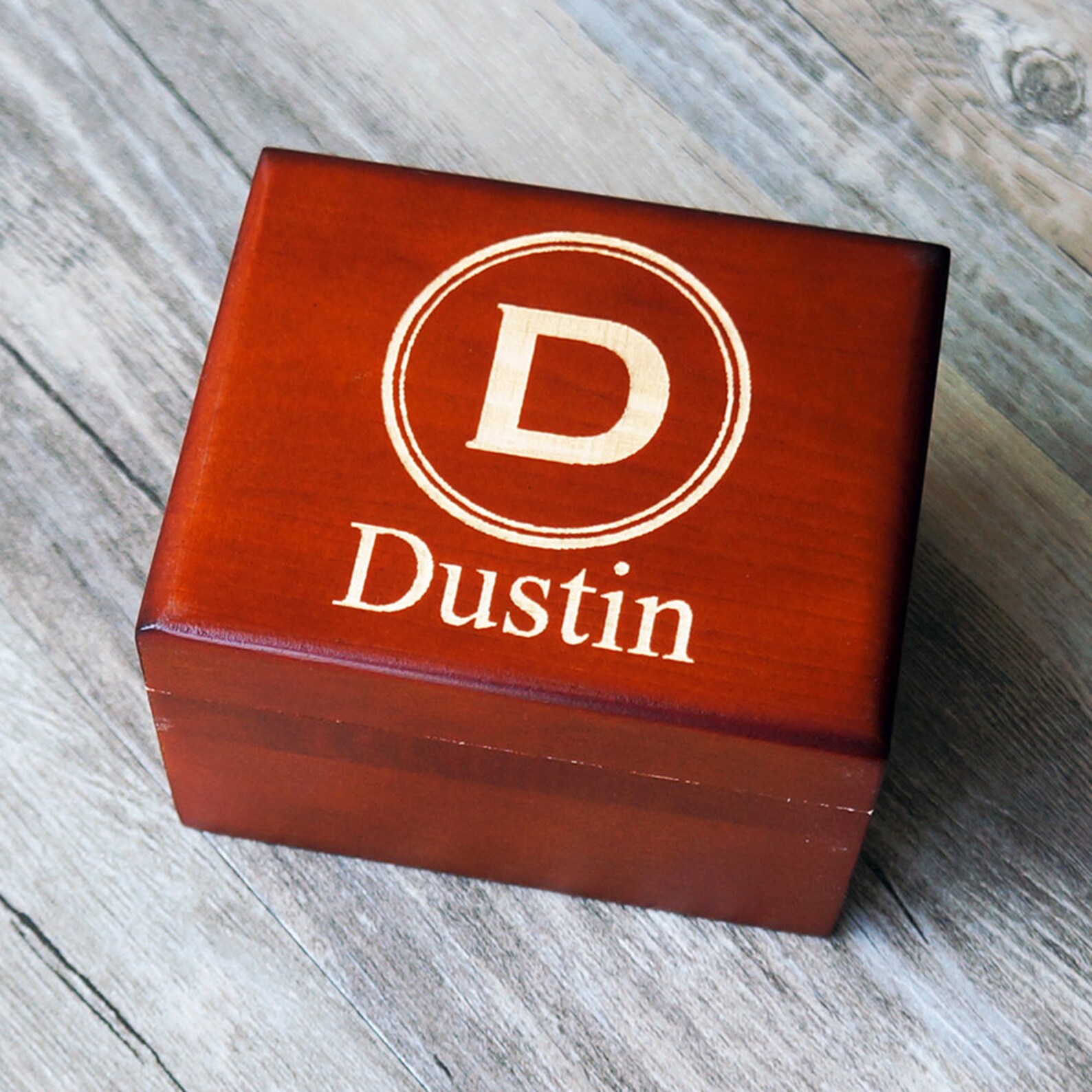 Personalized Wooden Watch Box Engraved Wood Watch Case Etsy