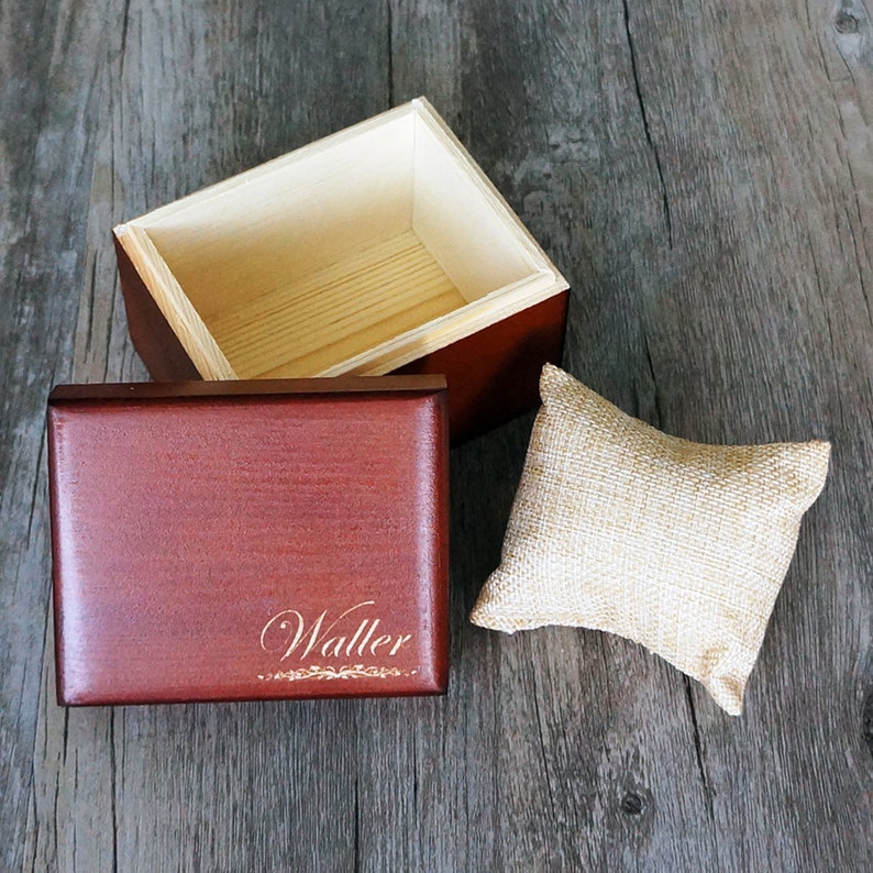 Personalized Wooden Watch Box Engraved Wood Watch Case Etsy