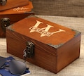 Personalized Wooden Gift Box with Lock & Key , Engraved Wood Jewelry Box, Custom Bridesmaid Box, Mens Gift Box, Keepsake Box, Memory Box product logo