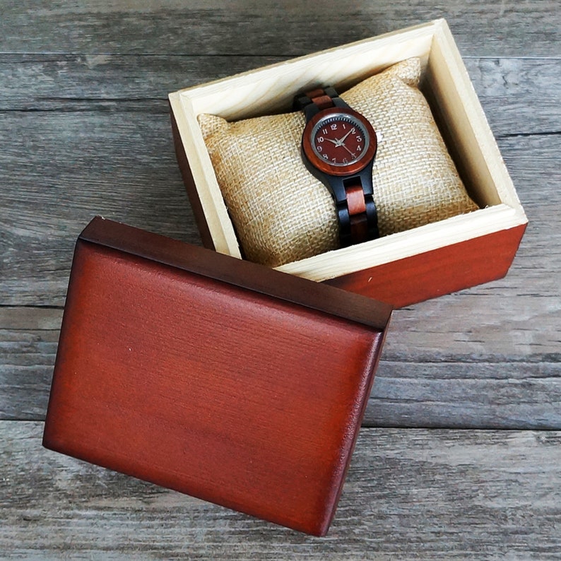 Personalized Wooden Watch Box Engraved Wood Watch Case Etsy