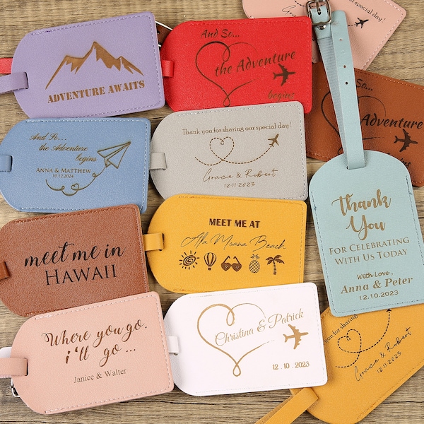 Bulk Luggage Tags for Favors Etsy