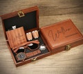 Groomsmen Proposal Gift, Flask Gift Set, Mens Watch, Sunglasses in Custom Groomsmen Gift Box, Groomsmen Gift Idea, Best Man Gift
