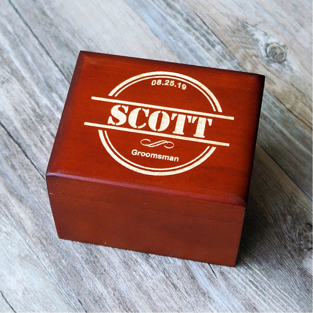 Personalized Wooden Watch Box Engraved Wood Watch Case Etsy