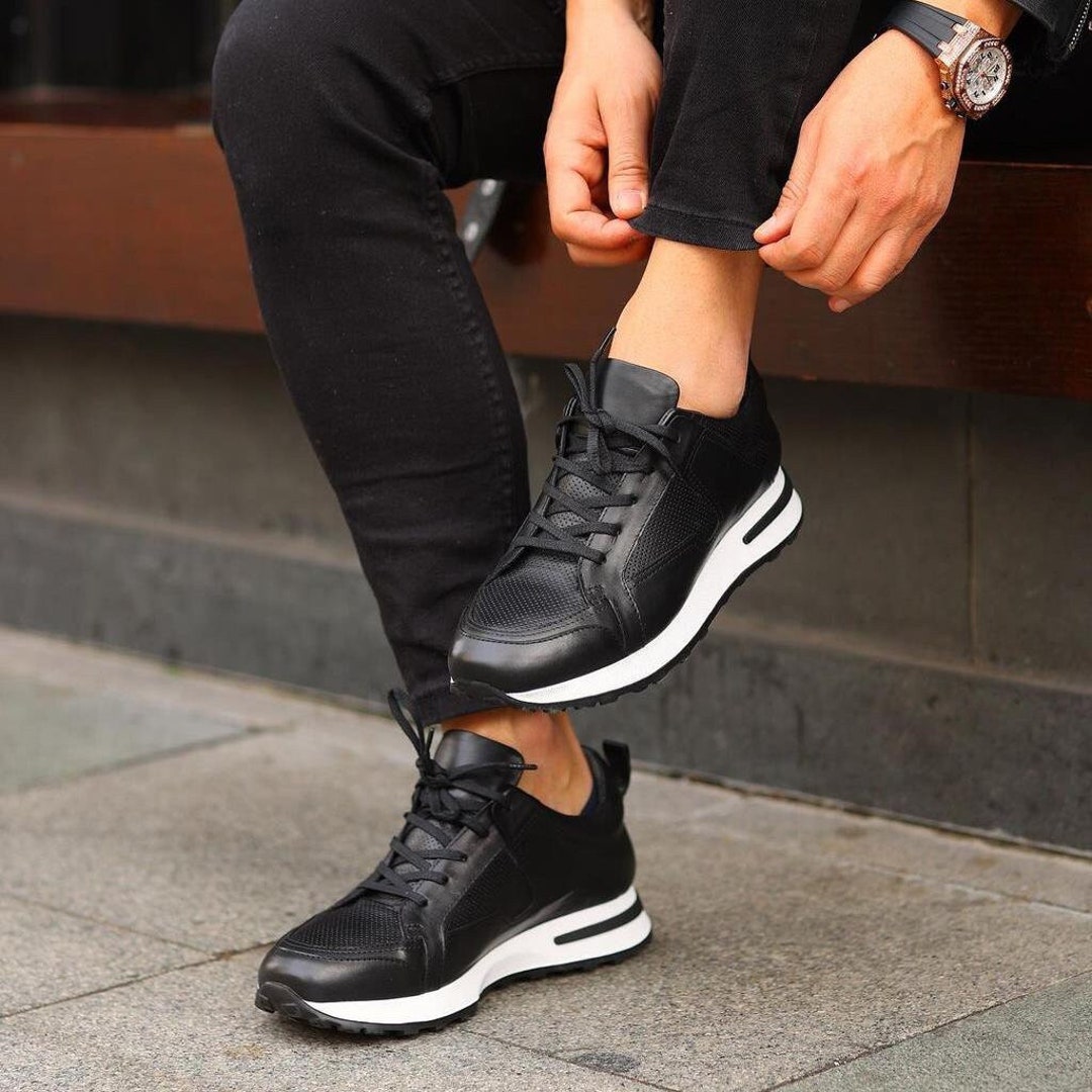 black casual shoes