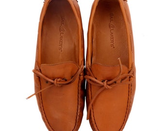 Mocasines cuero genuino hechos para hombre zapatos Etsy España