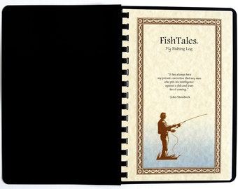 Fly Fishing Log Book by FishTales Fishing Logs - A Comb Bound Fishing Journal - "Catch a Memory You'll Love to Share"