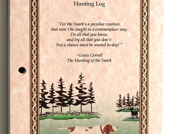 Pink Logo Refill Pages for HuntTales Hunting Logs