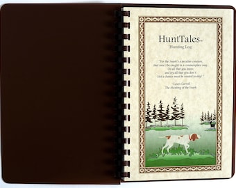 HuntTales Hunting Log Comb Bound - "Capture A Memory You'll Want to Share With Your Kids and Grand-kids!"