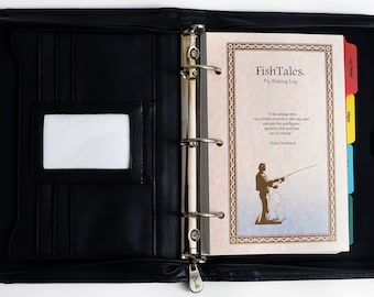 FishTales Pink Logo Fly Fishing Log Book - A Ladies Fly Fishing Journal & Favorite Fishing Diary - "Catch a Memory You'll Love to Share"