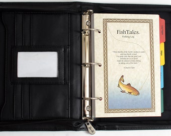 FishTales Fishing Log Book - An Anglers Fishing Journal - Your Favorite Fisherman's Diary - "Catch a Memory You'll Love to Share"