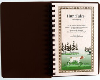 Pink Logo HuntTales Hunting Log Comb Bound - "Capture a Memory to Treasure and Share!"