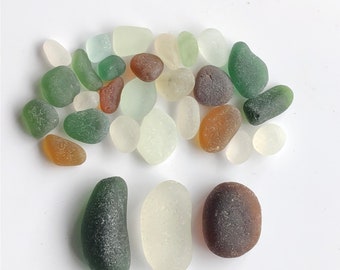 30 Seaham seaglass collection Green seaglass. Amber seaglass English seaglass. Collectors seaglass.