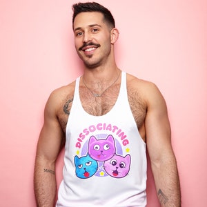 Dissociating kittens - tank top